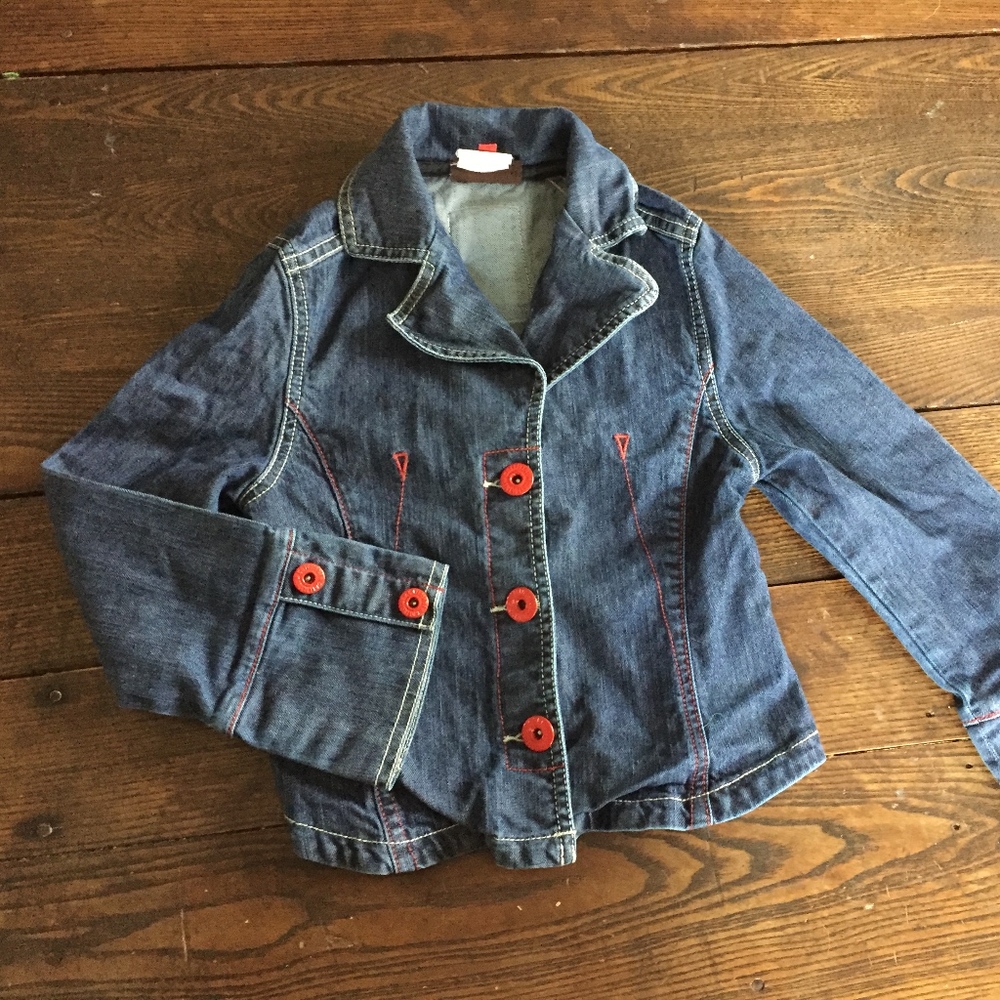 Girls' Denim Blazer/jean jacket